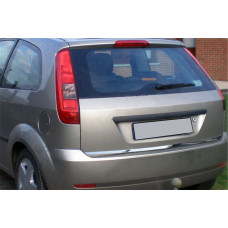 Накладка крышки багажника нержавейка OmsaLine - Итальянская Нержавейка для Ford Fiesta 2002-2008 гг