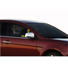 Хромированные Накладки на Зеркала (2 шт.) Полированная Нержавеющая Сталь для Mitsubishi Lancer 9 2004-2008 гг