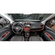Накладки на Панель Приборов (2010-2015) Дерево для Fiat Doblo II
