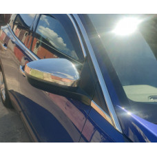 Накладки на дзеркала (2 шт, нерж.) для Peugeot 3008 2016-2023 рр