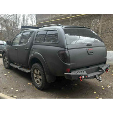 Усиленный задний бампер Dakar V1 (2010-2015) для Mitsubishi L200