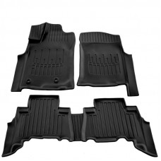 Коврики резиновые Stingray 3D (5 шт, полиуретан) для Toyota Land Cruiser Prado 150 2009-2023 гг