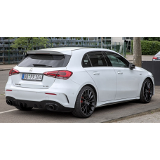 Задній дифузор з насадками (Дизайн A35 HB) для Mercedes A-сlass W177 2018- рр