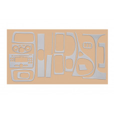 Накладки на Панель Приборов Алюминий для Renault Trafic 2001-2015 гг