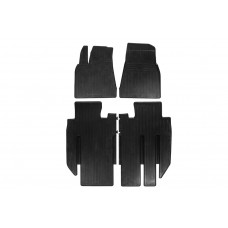 Гумові килимки 2019-2025 (7-місний, Stingray Premium) для Tesla Model X 2015- рр