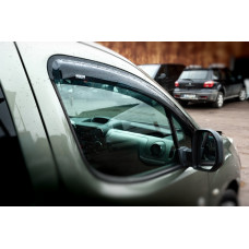 Ветровики на окна (2 шт, Niken) для Peugeot Partner Tepee 2008-2018 гг