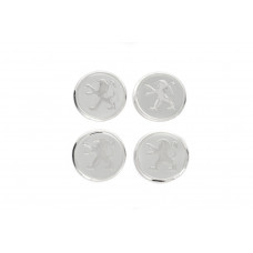 Наклейки на ковпачки 60мм pgt-60-n-sr (4шт) для Peugeot