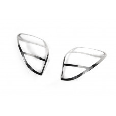 Хромированные Накладки на Задние Фонари 2006-2009 (2 шт., Нерж. сталь) для Toyota Rav 4