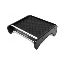 Полка на панель (Черная с черной строчкой) для Mercedes T1 (207-410) 1977-1995 гг