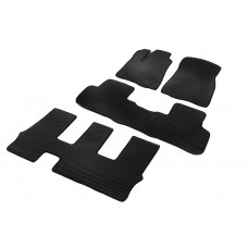 Килимки EVA (3 ряди, чорні) для Toyota Highlander 2013-2019 рр