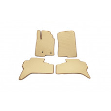 Коврики EVA (Бежевые) для Mitsubishi Pajero Wagon III 1999-2006 гг
