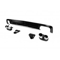 Задний диффузор с насадками S-Style (для Base) для Ауди A6 C8 2018- гг