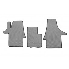 Коврики EVA (серые, передние, для 1-20251) для Volkswagen T5 Transporter 2003-2010 гг