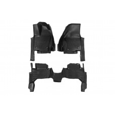 Резиновые Коврики Niken Luxury 3D (3 шт) для Toyota Land Cruiser Prado 250 2023- гг