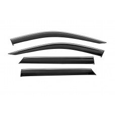 Вітровики з хромованим молдингом Niken Luxury (4 шт) для Dodge Durango 2010- рр