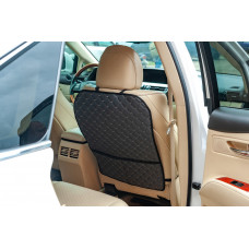 Органайзер на спинку сиденья ECO (1 шт, серый с серой нитью)