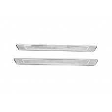 Накладки на пороги Carmos (2 шт, нержавейка) для Opel Grandland X 2017- гг