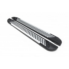 Боковые Подножки Line (2 шт., Алюминий) Короткая База для Nissan Interstar 1997-2010 гг