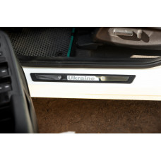 Накладки на пороги Honda eNP1 (Украина, 4 шт., нержавейка) для Honda eNP1 2022- гг