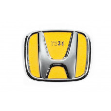 Эмблема (хром, самоклеящаяся) 65мм x 55мм для Honda