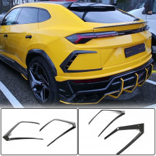 Накладки на задний бампер (Dry Carbon) для Lamborghini Urus 2018- гг