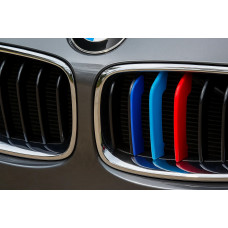 Ноздри 11-реберные (3 шт) для BMW 3 серия F-30/31/34 2012-2019 гг