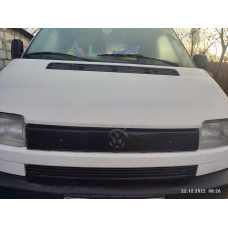 Зимняя накладка на решетку радиатора Матовый на прямую морду для Volkswagen T4 Transporter 1990-2003 гг