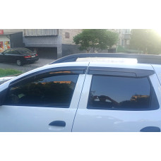 Вітровики (4 шт, EuroCap) для Dacia Duster 2018-2024 рр