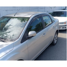 Ветровики SD/HB (4 шт., Sunplex Sport) для Ford Focus II 2005-2008 гг