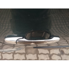 Хромированные Накладки на Ручки Дверей (4 шт, Нержавейка) Carmos - Турецкая Нержавеющая Сталь для Volkswagen Sharan 1995-2010 гг