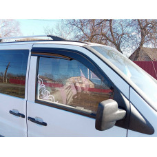 Ветровики на окна (2 шт., Sunplex Sport) для Mercedes Vito W638 1996-2003 гг