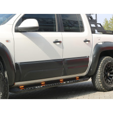 Дверные молдинги EuroCap (6 шт, ABS) для Volkswagen Amarok 2010-2022 гг
