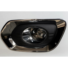 Хромированные накладки на противотуманные фары Libao 2012-2025 (2 шт, пластик) для GreatWall Haval H6 2011- гг