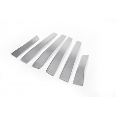 Накладки на дверные стойки из нержавеющей стали (6 шт) для Volkswagen Passat B5 1997-2005 гг