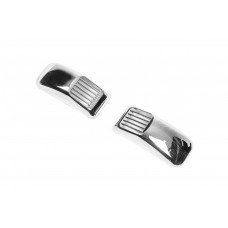 Решетка на повторитель Прямоугольник (2 шт, ABS) для Opel Movano 2021- гг