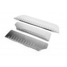 Накладки на внутренние пороги OmsaLine нержавейка Комплект 3 штуки для Volkswagen T4 Caravelle/Multivan 1990-2003 гг