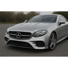 Передняя решетка Diamond Black (для Avantgarde/AMG-Line/E43 AMG/E53 AMG 2016-2020) С местом под камеру для Mercedes E-class coupe C238