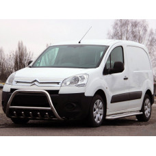 Кенгурятник WT003 (нержавейка) 60 мм для Citroen Berlingo 2008-2018 гг