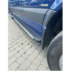 Боковые Подножки Maya (2 шт., Алюминий) Long/ExtraLong для Mercedes Sprinter W906 2006-2018 гг