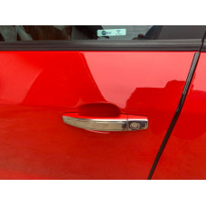 Хромированные Накладки на Ручки УЗКИЕ (4 шт., Нерж., Omsa) для Chevrolet Cruze 2009-2015 гг