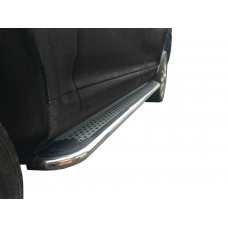 Боковые Подножки Maydos V2 (2 шт., Алюминий и Нержавейка) для Porsche Cayenne 2010-2017 гг