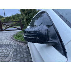 Накладки на дзеркала AMG-Look (2 шт) для Mercedes CLA C117 2013-2019 рр