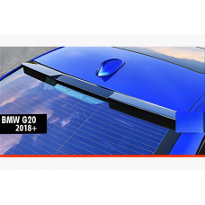 Накладка на спойлер (для G20/G80, Черный Глянец) для BMW 3 серия G20/21 2018- гг