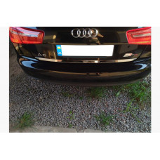 Кромка багажника (нерж.) OmsaLine - Італійська нержавійка для Ауди A6 C7 2011-2017 рр