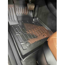 Коврики резиновые Stingray 3D (5 шт, полиуретан) для BMW X4 F-26 2014-2018 гг