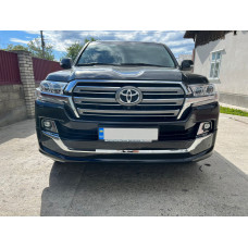 Передняя накладка 2016-2025 (Executive 2019) Белый для Toyota Land Cruiser 200