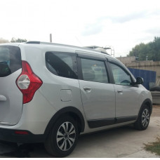 Накладки на арки (4 шт, черные) для Dacia Lodgy 2012-2022 гг