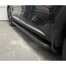 Бокові пороги Bosphore Black (2 шт., Алюміній) для MG HS 2018- рр