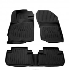 Коврики резиновые Stingray 3D (5 шт, полиуретан) для Mitsubishi Outlander 2012-2021 гг