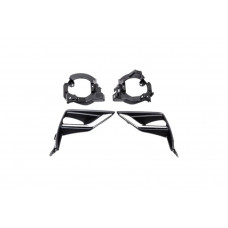 Вставки под противотуманные фары (2 шт, 2017-2025) для Toyota Land Cruiser Prado 150